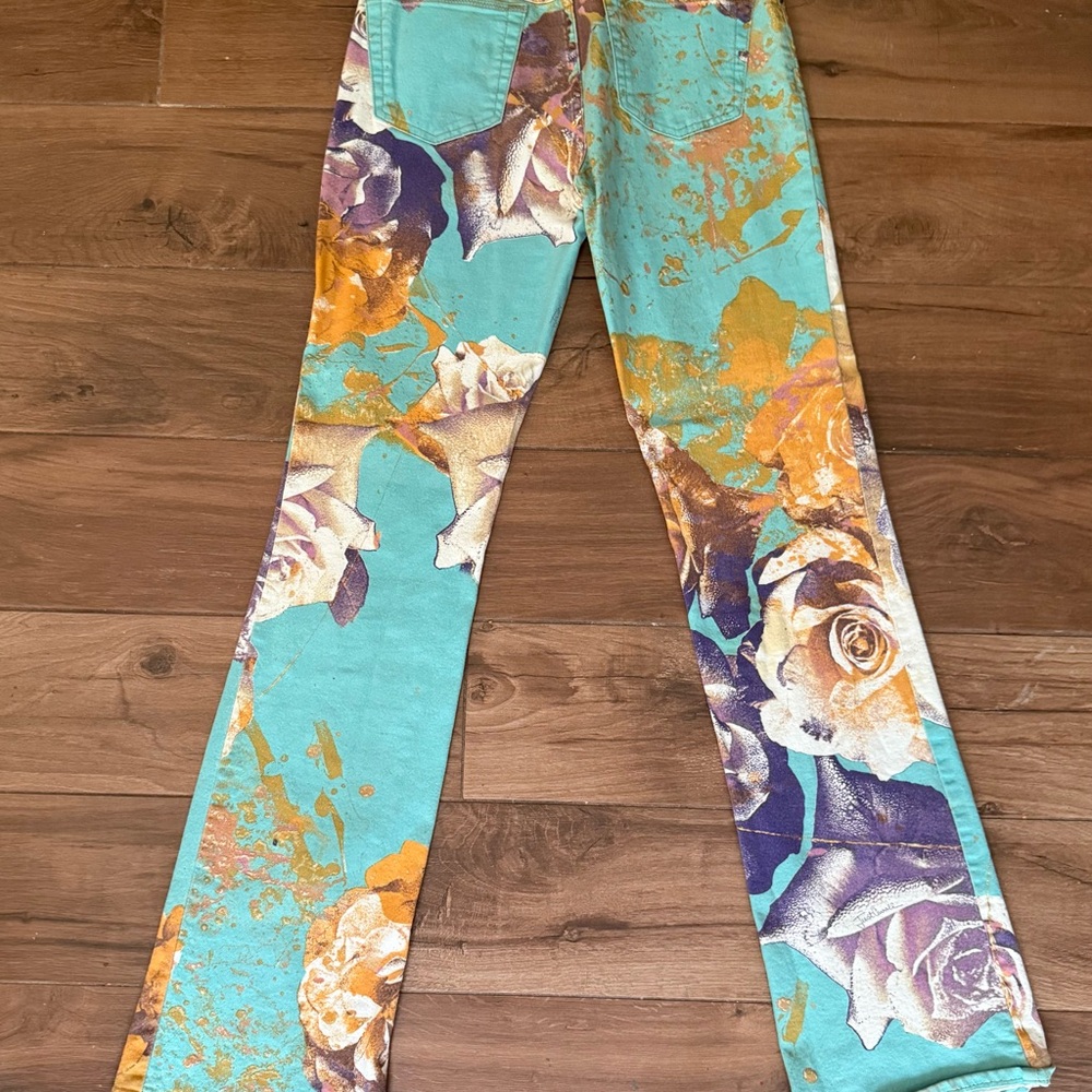 Just Cavalli vintage floral print jeans - Picture 4 of 7